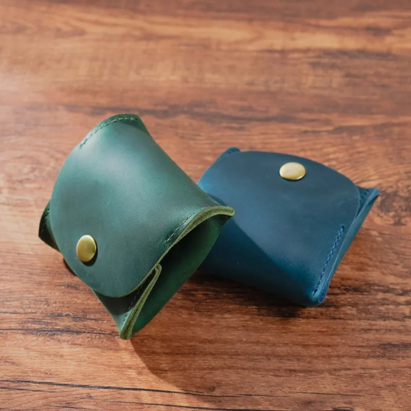 Ultra-Compact Slim Crazy Horse Leather Coin Purse, Mini Portable Genuine Leather Key Pouch with Snap Closure, Lightweight Wallet
Ultra-Compact Slim Crazy Horse Leather Coin Purse, Mini Portable Genuine Leather Key Pouch with Snap Closure, Lightweight Wallet