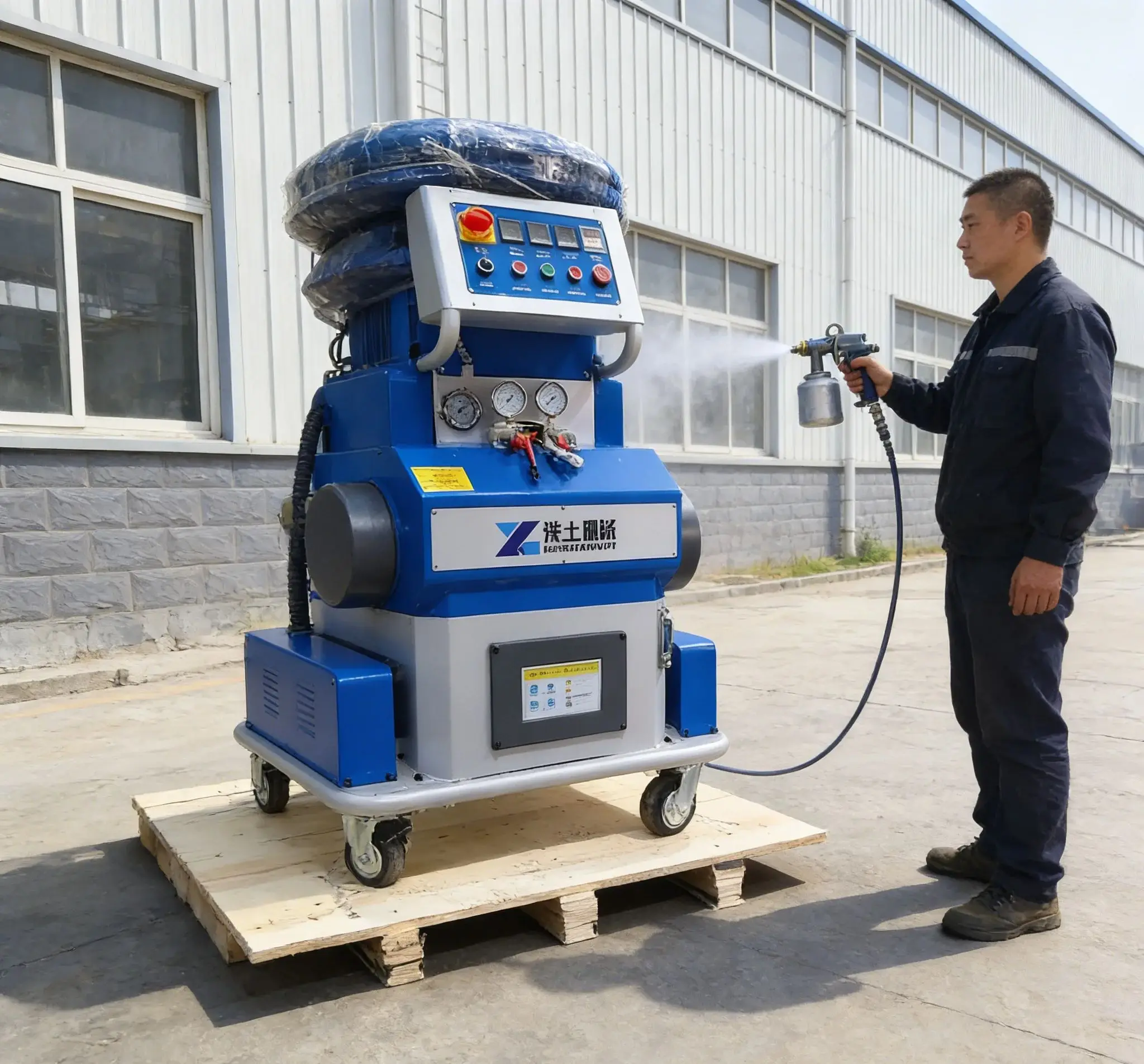 Manufacturer 220v/380v Ce Certification Polyurethane Foam Machine and Polyurea Spraying Machine
Manufacturer 220v/380v Ce Certification Polyurethane Foam Machine and Polyurea Spraying Machine