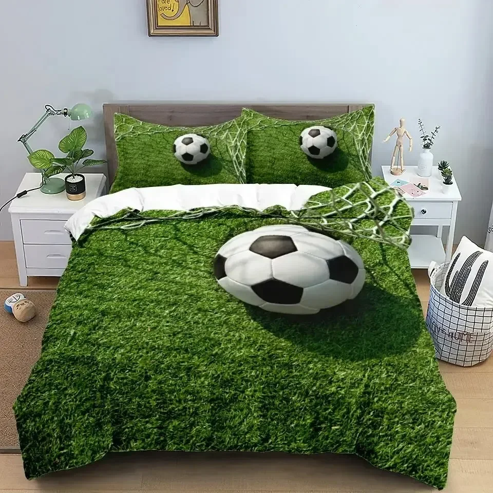 3D Print Football Bedding Set Soccer Child Duvet Cover Single Double Sports Boy Home Textile Comforter Nordic Covers
3D Print Football Bedding Set Soccer Child Duvet Cover Single Double Sports Boy Home Textile Comforter Nordic Covers