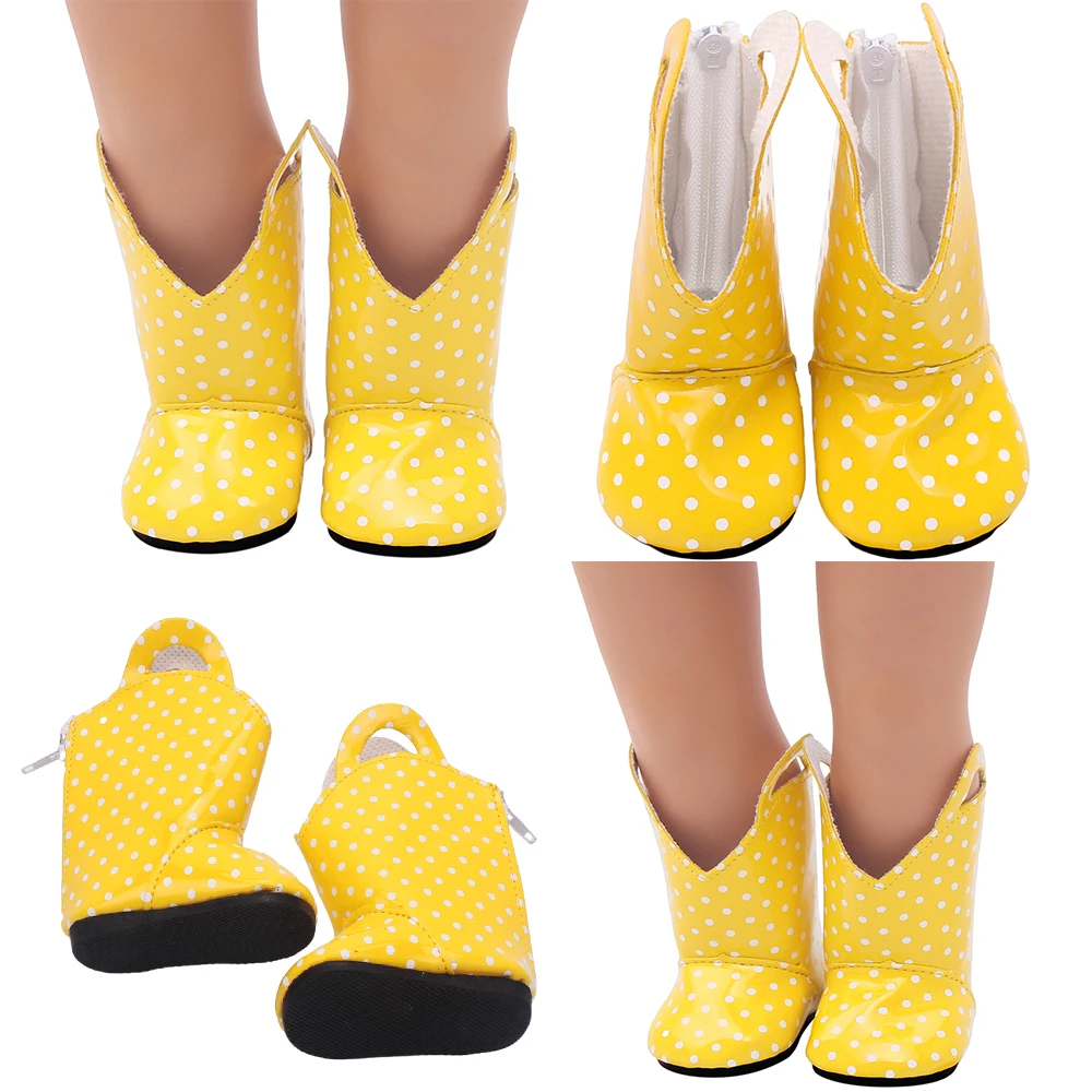18 inch doll girl polka dot rain boots doll fashion rainy season rain boots doll fashion photography props doll accessories
18 inch doll girl polka dot rain boots doll fashion rainy season rain boots doll fashion photography props doll accessories