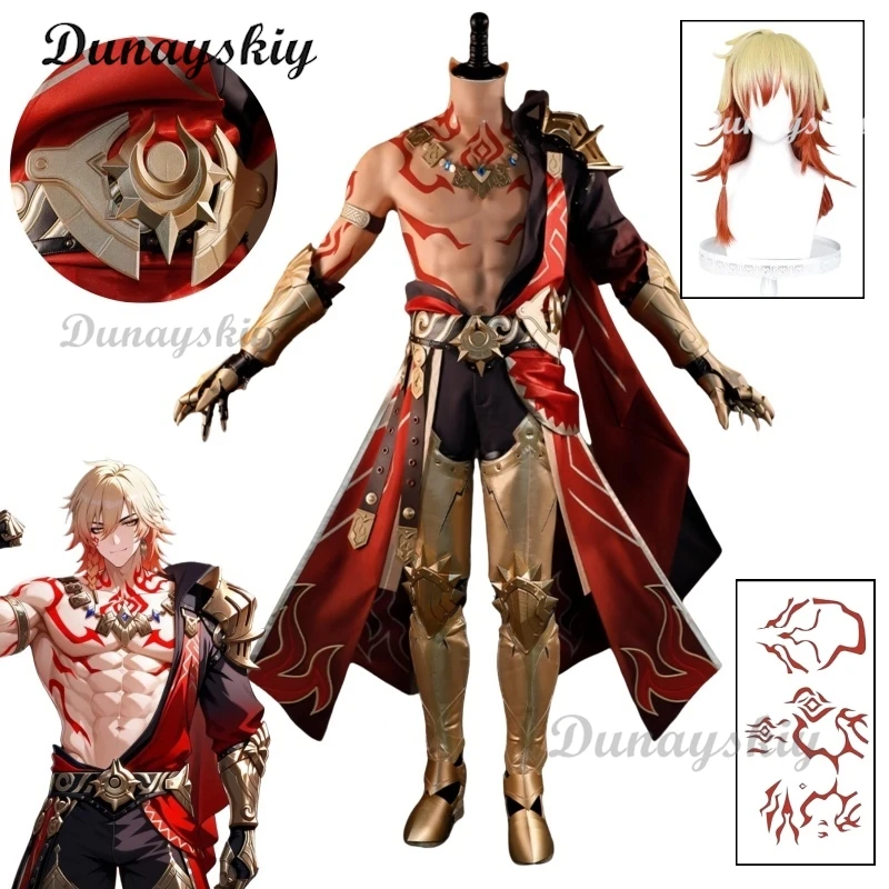 Mydei Cosplay Costume Wig Honkai Star Rail Mydeimos Uniform Earrings Tattoo Stickers Halloween Party for Women Men Props
Mydei Cosplay Costume Wig Honkai Star Rail Mydeimos Uniform Earrings Tattoo Stickers Halloween Party for Women Men Props