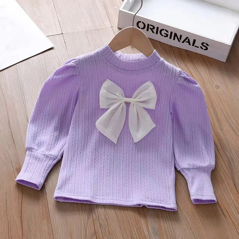 Girls' Top Tees 2024 New Autumn Children's Long Sleeved Pullover Cute Lively Soft Baby Bottom Shirt
Girls' Top Tees 2024 New Autumn Children's Long Sleeved Pullover Cute Lively Soft Baby Bottom Shirt