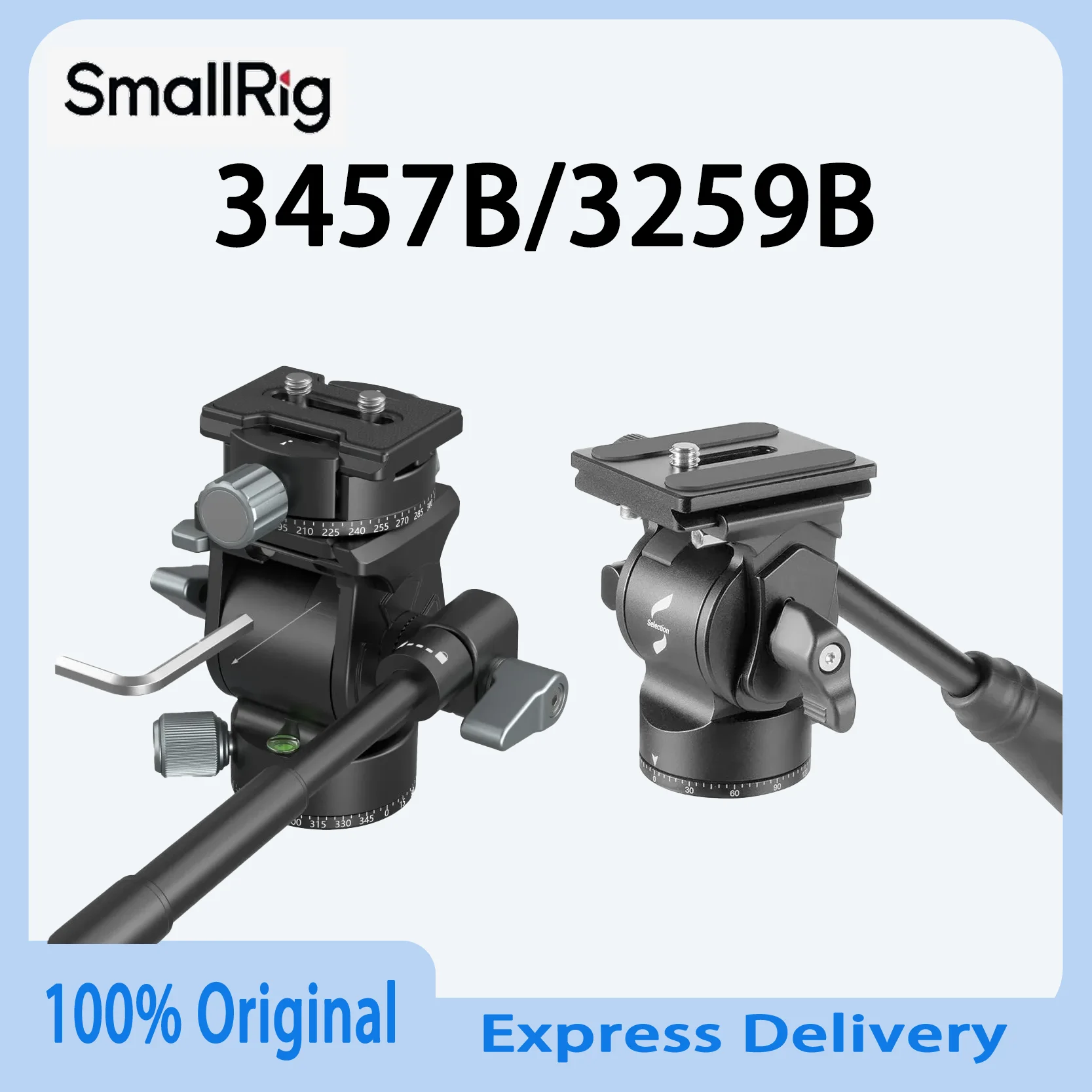 Оригинальная легкая видеоголовка SmallRig 3457B 3259B с плавным сопротивлением, поворот на 360 градусов, съемная телескопическая рукоятка, регулируемая, портативная
Оригинальная легкая видеоголовка SmallRig 3457B 3259B с плавным сопротивлением, поворот на 360 градусов, съемная телескопическая рукоятка, регулируемая, портативная