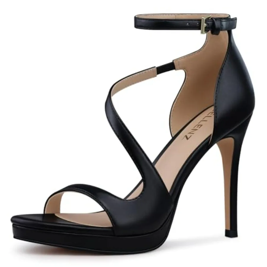CELLENZ Stiletto Women High Heels: 4.3 Inch Comfortable Heels Prom Party Wedding, Peep Toe Platform Heels, Black White Silver G
CELLENZ Stiletto Women High Heels: 4.3 Inch Comfortable Heels Prom Party Wedding, Peep Toe Platform Heels, Black White Silver G