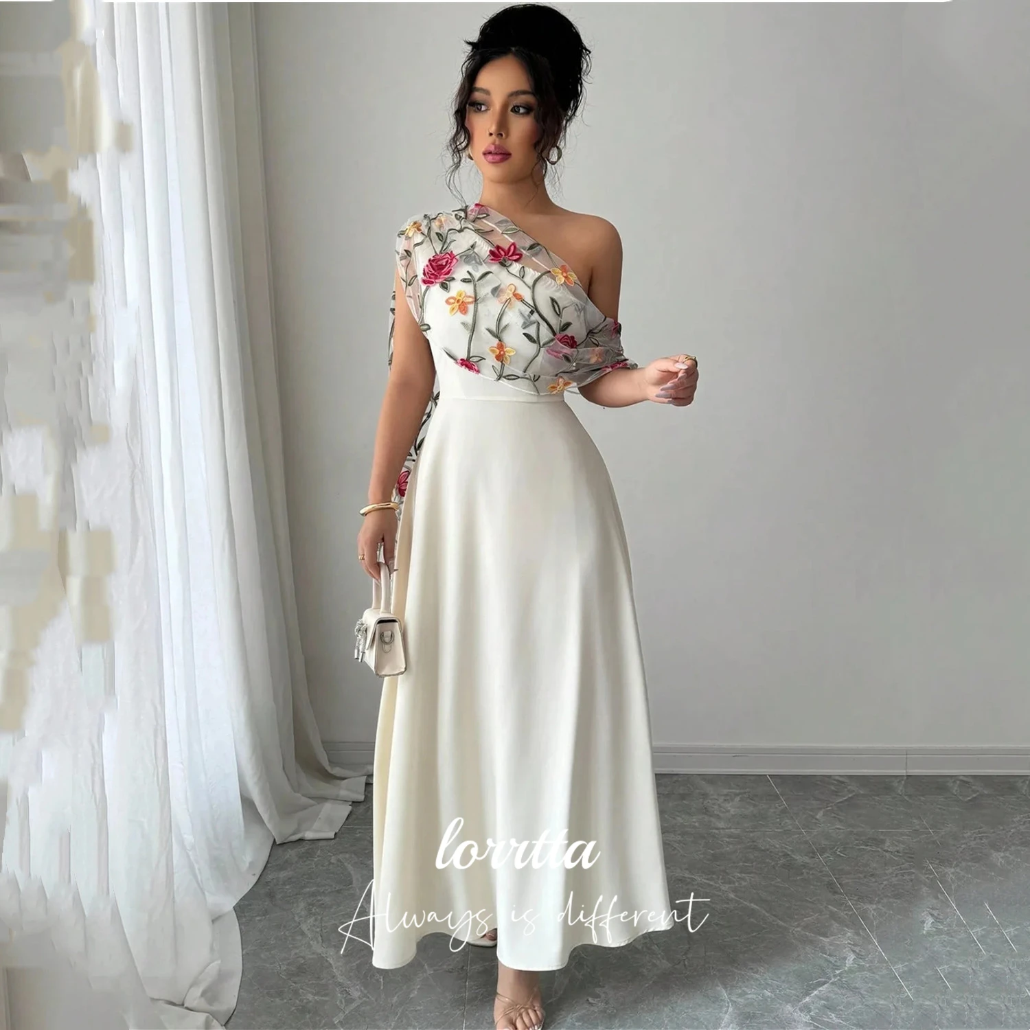 Lorrtta Customized Women Evening Dress Birthday Dress Flower Fabric cocktail dresses Dresses gala prom dresses فساتين سهرات
Lorrtta Customized Women Evening Dress Birthday Dress Flower Fabric cocktail dresses Dresses gala prom dresses فساتين سهرات
