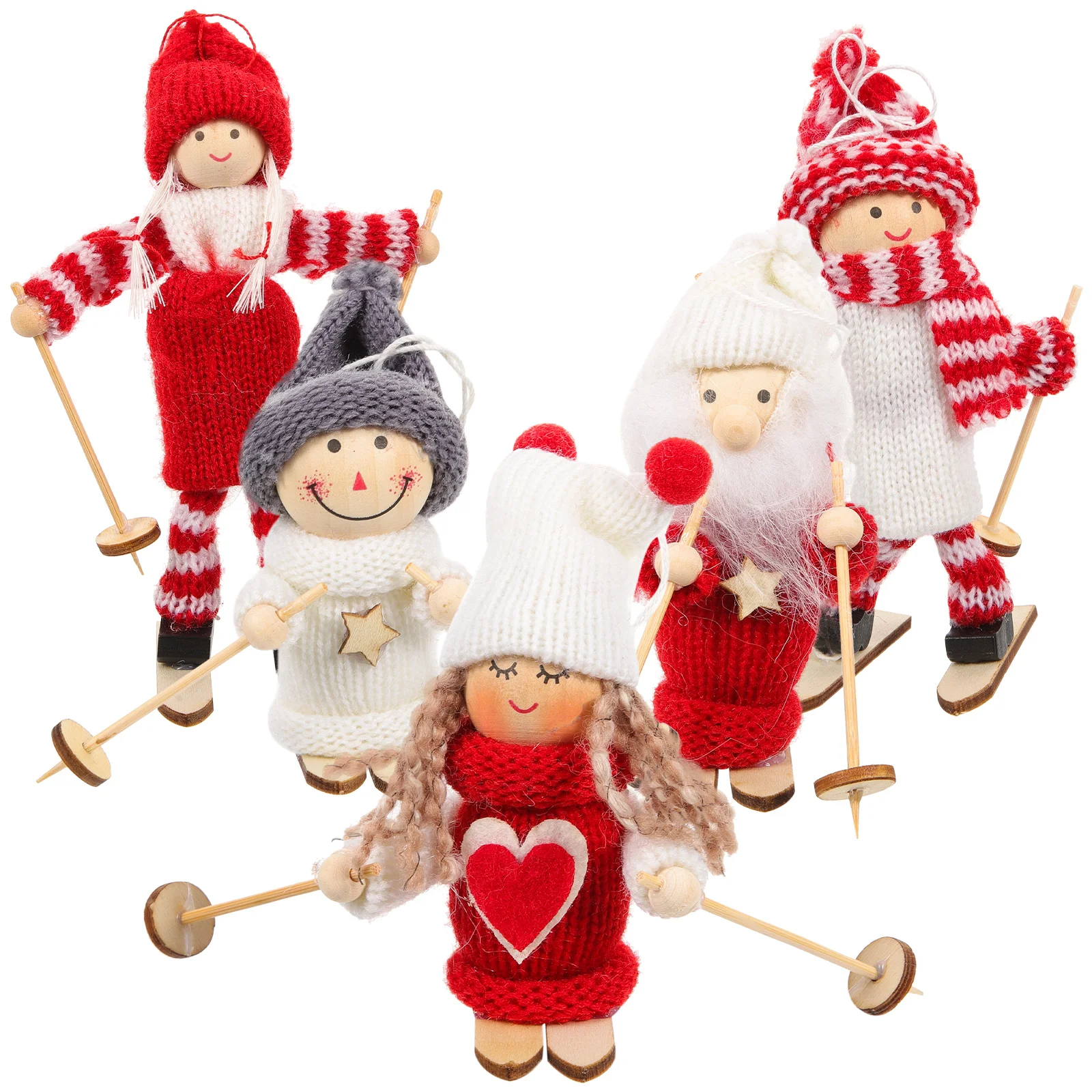 Amosfun Wood Figurine Decor Christmas Santa Plush Ornamentss Wooden Christmas Tree Hanging Decorations Pendants Holiday Shop 
Amosfun Wood Figurine Decor Christmas Santa Plush Ornamentss Wooden Christmas Tree Hanging Decorations Pendants Holiday Shop