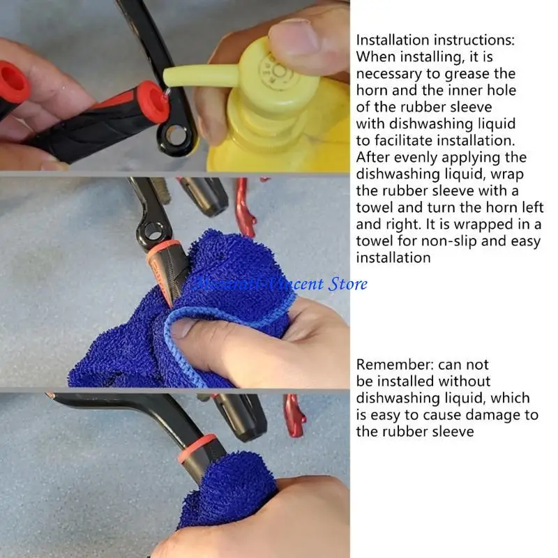 A70F 2Pcs Rubber Motorcycle Handgrip Guard Motorbike Brake Clutch Lever Cover Set
A70F 2Pcs Rubber Motorcycle Handgrip Guard Motorbike Brake Clutch Lever Cover Set