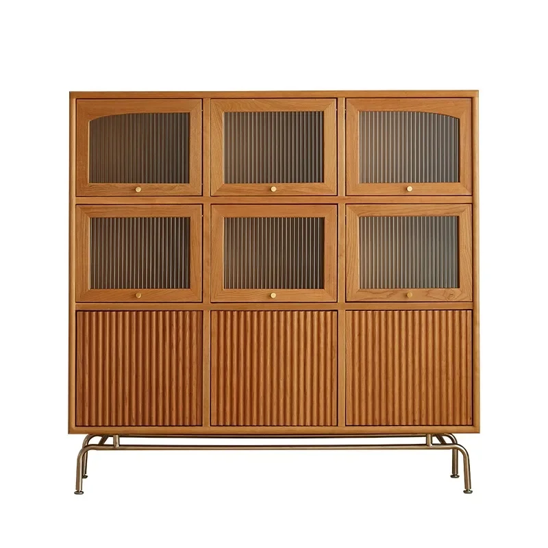 Solid Wood Nine Bucket Cabinet, Living Room Display Cabinet, Minimalist Drawer Multifunctional Side Cabinet
Solid Wood Nine Bucket Cabinet, Living Room Display Cabinet, Minimalist Drawer Multifunctional Side Cabinet