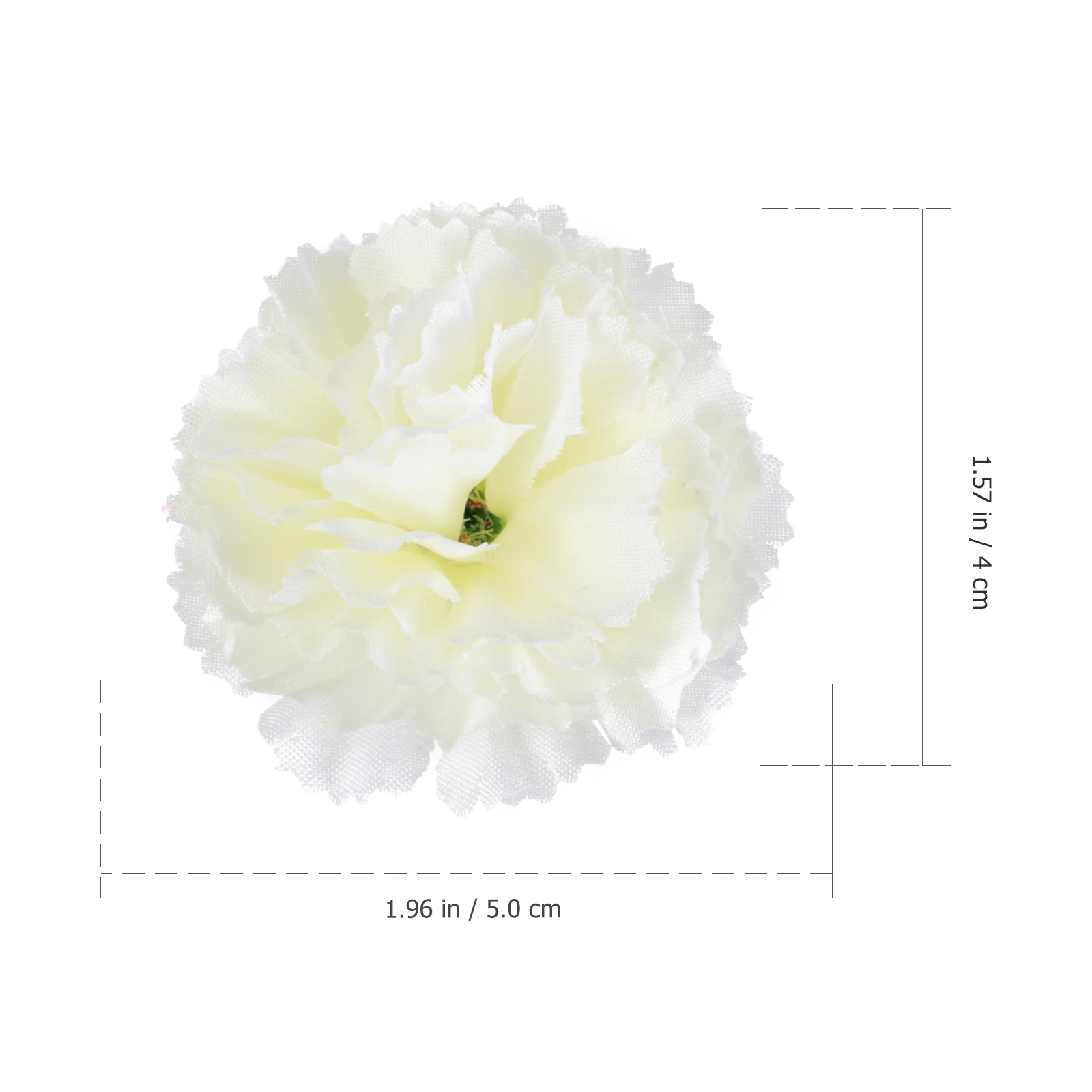 20pcs Artificial Carnation Silk Flowers 5CM Milk White Fake Blossoms for Wedding Home Decor Bouquet Arrangement
20pcs Artificial Carnation Silk Flowers 5CM Milk White Fake Blossoms for Wedding Home Decor Bouquet Arrangement