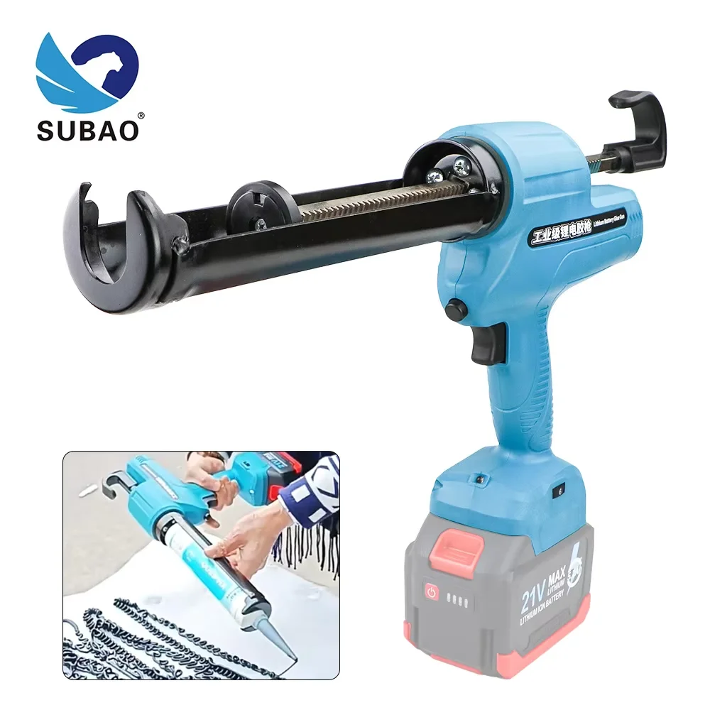 SUBAO 310ml lithium battery glass glue gun fully automatic structure door and window hard glue gun filling and gluing machine
SUBAO 310ml lithium battery glass glue gun fully automatic structure door and window hard glue gun filling and gluing machine
