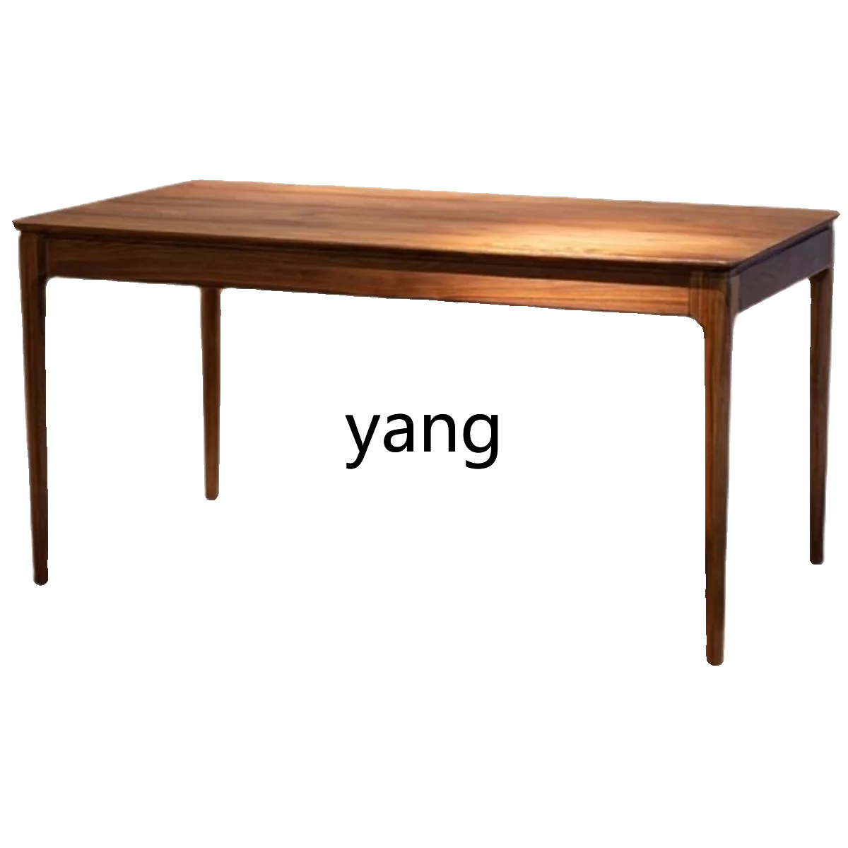 LMM black walnut dining table workbench modern simple household solid wood long table
LMM black walnut dining table workbench modern simple household solid wood long table
