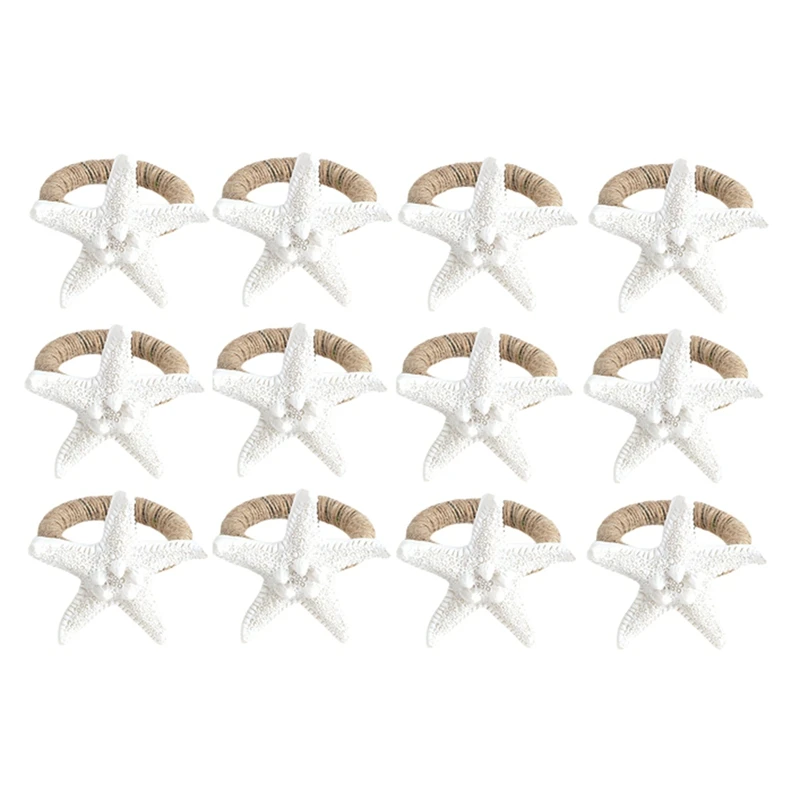 Napkin Rings Set Of 12, Thorny Starfish Napkin Rings For Table Decor, Sea Star Napkin Ring Holders For Gathering Decor
Napkin Rings Set Of 12, Thorny Starfish Napkin Rings For Table Decor, Sea Star Napkin Ring Holders For Gathering Decor