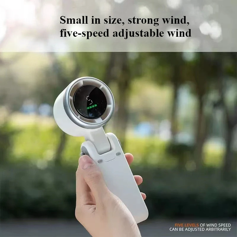 New digital display high-speed handheld small fan USB rechargeable foldable neck-hanging portable
New digital display high-speed handheld small fan USB rechargeable foldable neck-hanging portable