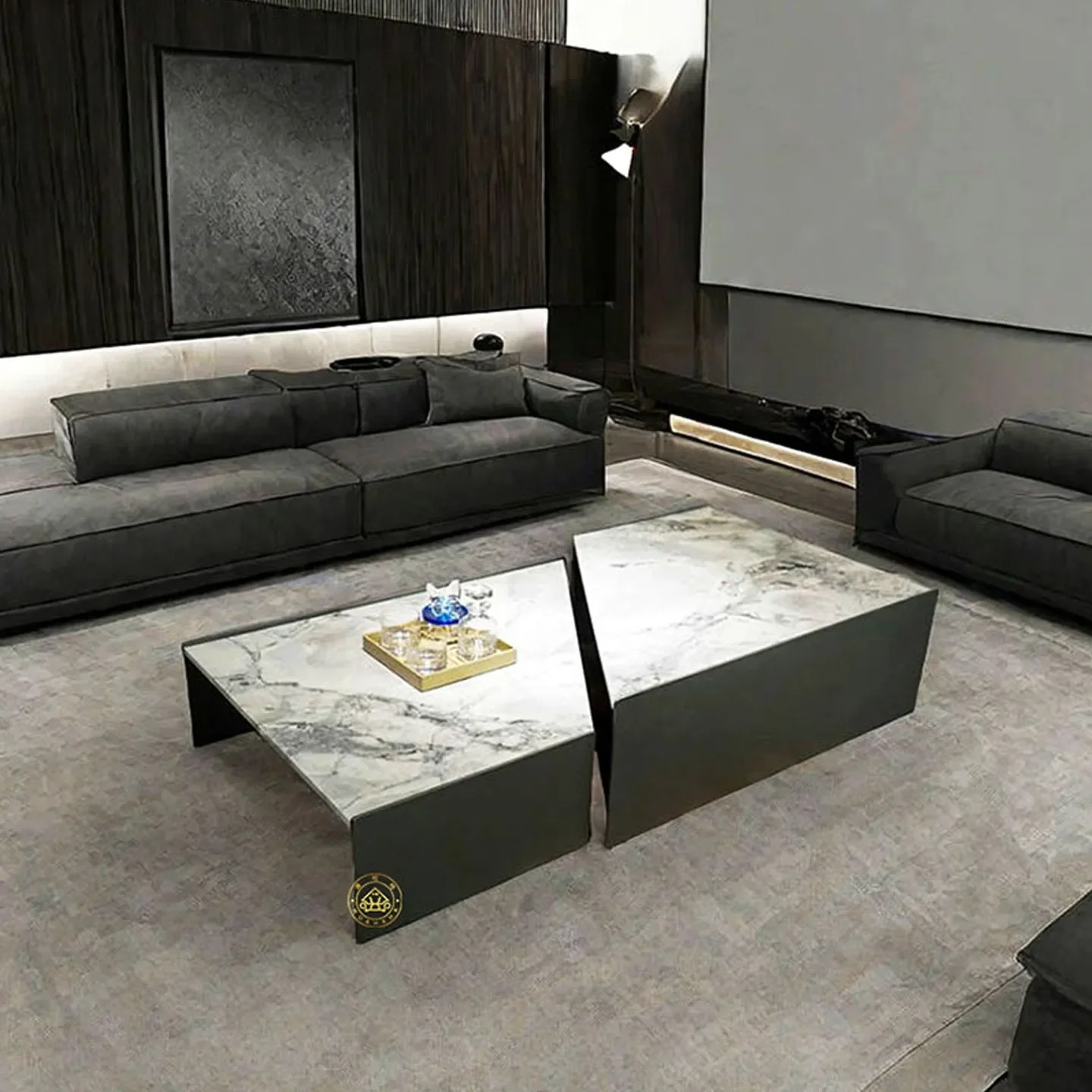 Light luxury high-end coffee table living room home art tea table creativity
Light luxury high-end coffee table living room home art tea table creativity