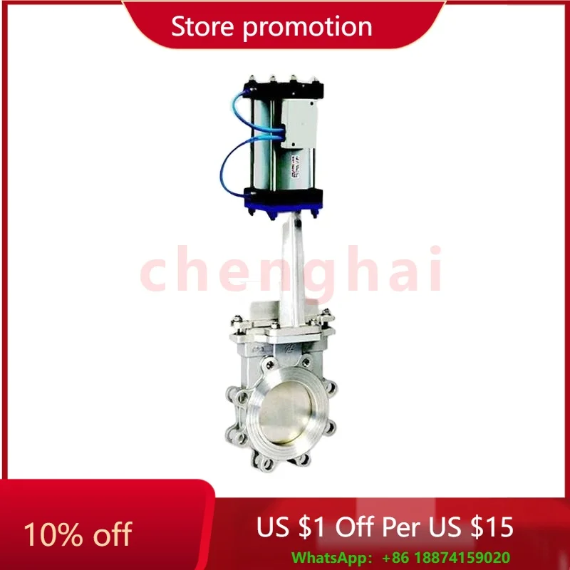 Pneumatic Knife Gate Valve PN16 Stainless Steel Hard-seal Soft-seal Air-Cylinder Controlled Sliding Gate Valve
Pneumatic Knife Gate Valve PN16 Stainless Steel Hard-seal Soft-seal Air-Cylinder Controlled Sliding Gate Valve
