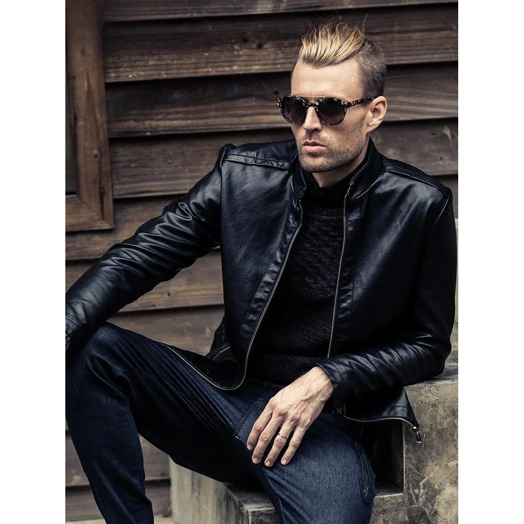 Мужская кожаная куртка Slim Fit с воротником-стойкой из ПУ, ветрозащитная, весенне-осенняя, молодежная, повседневная, с длинным рукавом, укороченная модель, цветная
Мужская кожаная куртка Slim Fit с воротником-стойкой из ПУ, ветрозащитная, весенне-осенняя, молодежная, повседневная, с длинным рукавом, укороченная модель, цветная