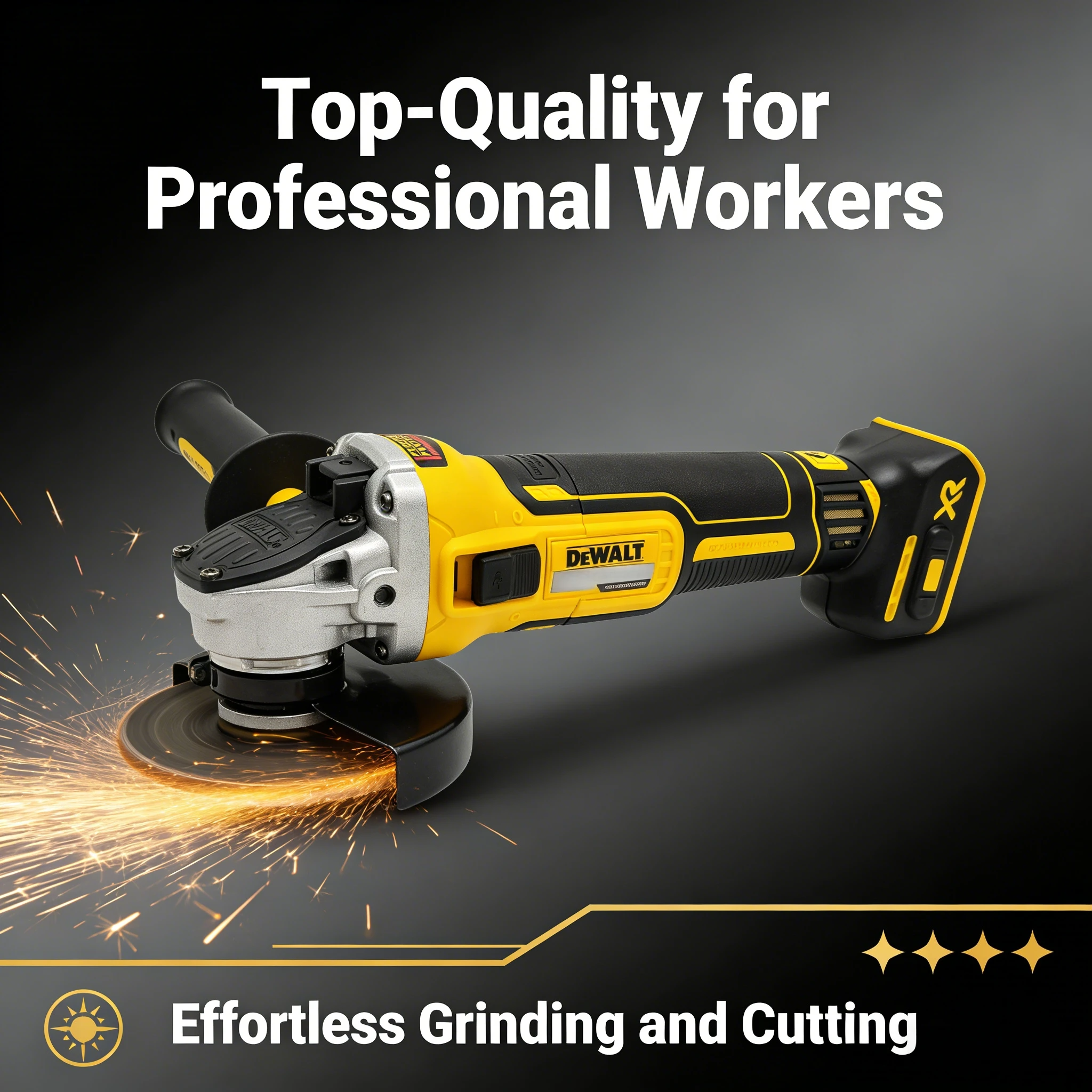 DEWALT DCG405N 20V Brushless Cordless Angle Grinder Cutting Machine Rechargeable Portable Polisher Power Tools (Bare Tool)
DEWALT DCG405N 20V Brushless Cordless Angle Grinder Cutting Machine Rechargeable Portable Polisher Power Tools (Bare Tool)