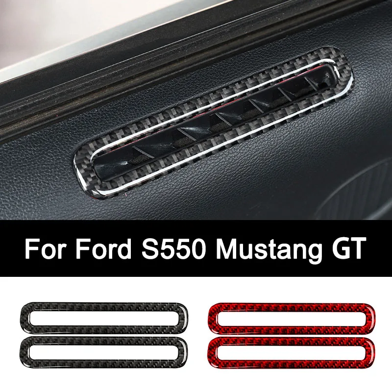 For Ford S550 Mustang GT 2015-2021 Carbon Fiber Side Car Door Defogger Air Vent Outlet Sticker Interior Modification Accessories
For Ford S550 Mustang GT 2015-2021 Carbon Fiber Side Car Door Defogger Air Vent Outlet Sticker Interior Modification Accessories