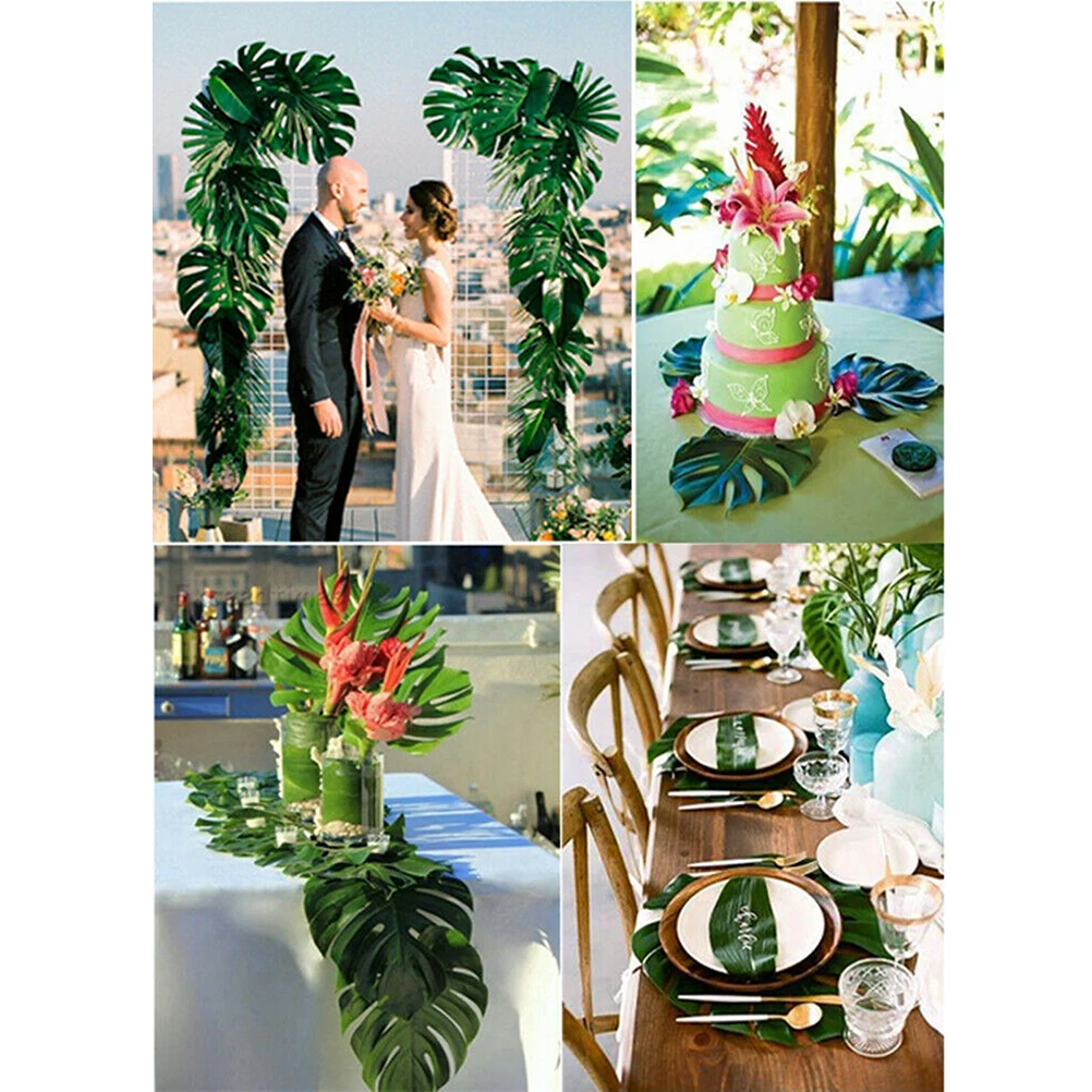 48pcs Artificial Green Fake Leaves Simulation Green Leaves Home Decoration Supplies Monstera Shape Silk Fabric Plants For
48pcs Artificial Green Fake Leaves Simulation Green Leaves Home Decoration Supplies Monstera Shape Silk Fabric Plants For