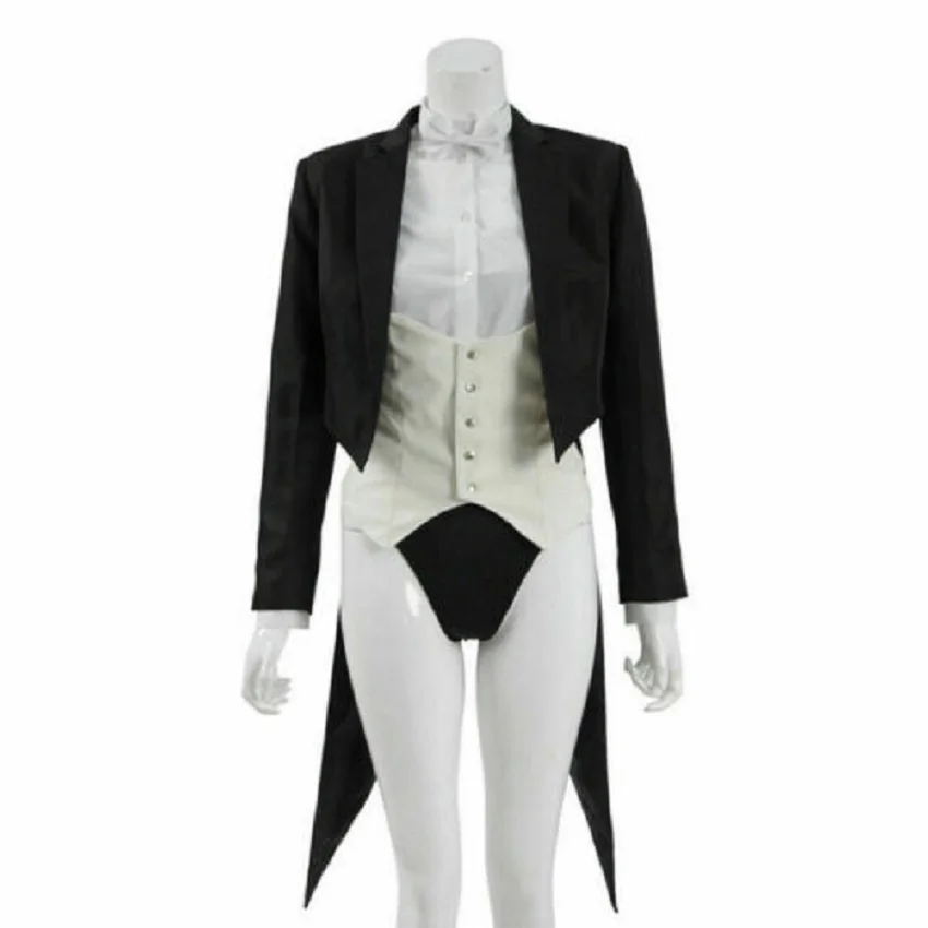 Cosplay Costume Anime Black Top Clothes Hero Suit Female Magician Uniform Custom Halloween Costume Carnival
Cosplay Costume Anime Black Top Clothes Hero Suit Female Magician Uniform Custom Halloween Costume Carnival