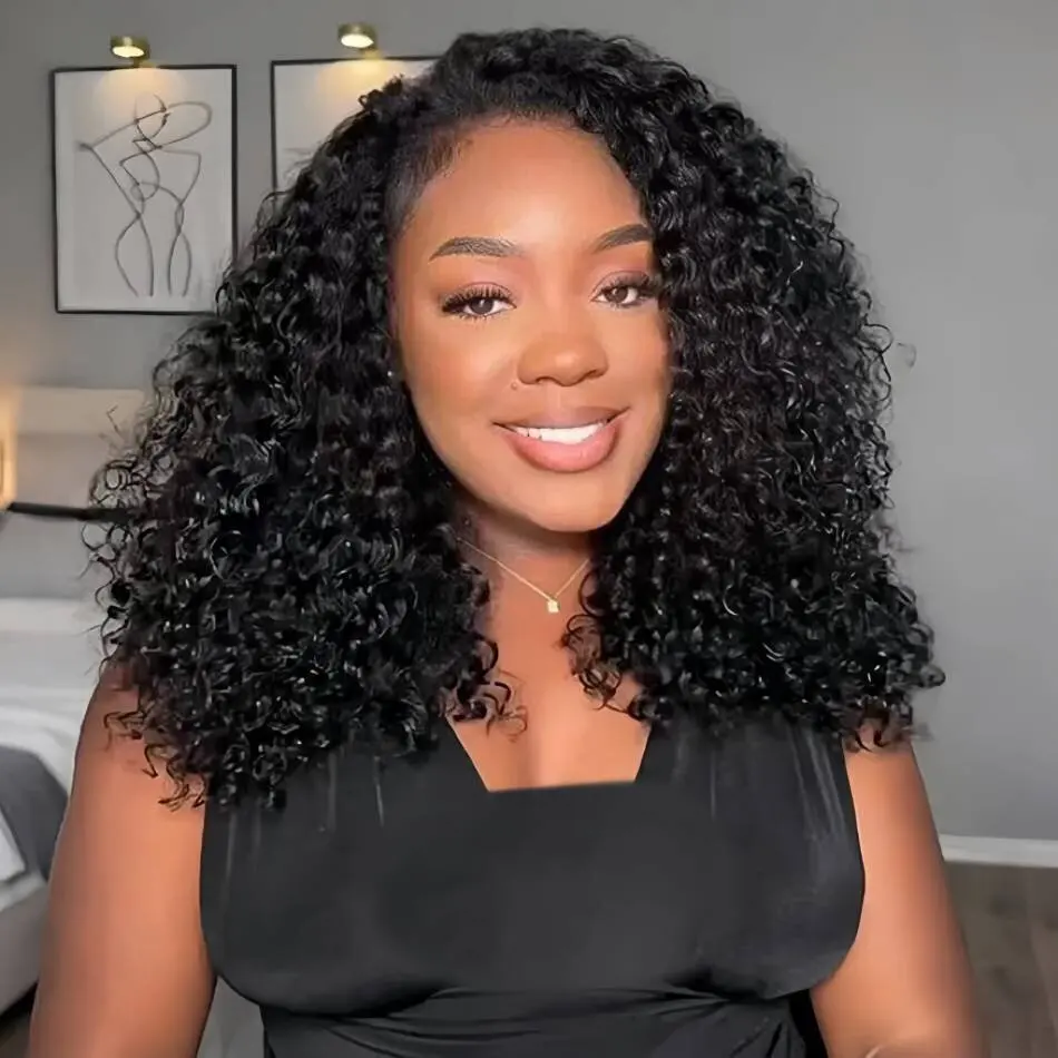 Полупарики 3 в 1, кудрявый вьющийся парик из 100% человеческих волос, бесшовный парик с откидной крышкой, удобные для начинающих вьющиеся парики для женщин
Полупарики 3 в 1, кудрявый вьющийся парик из 100% человеческих волос, бесшовный парик с откидной крышкой, удобные для начинающих вьющиеся парики для женщин