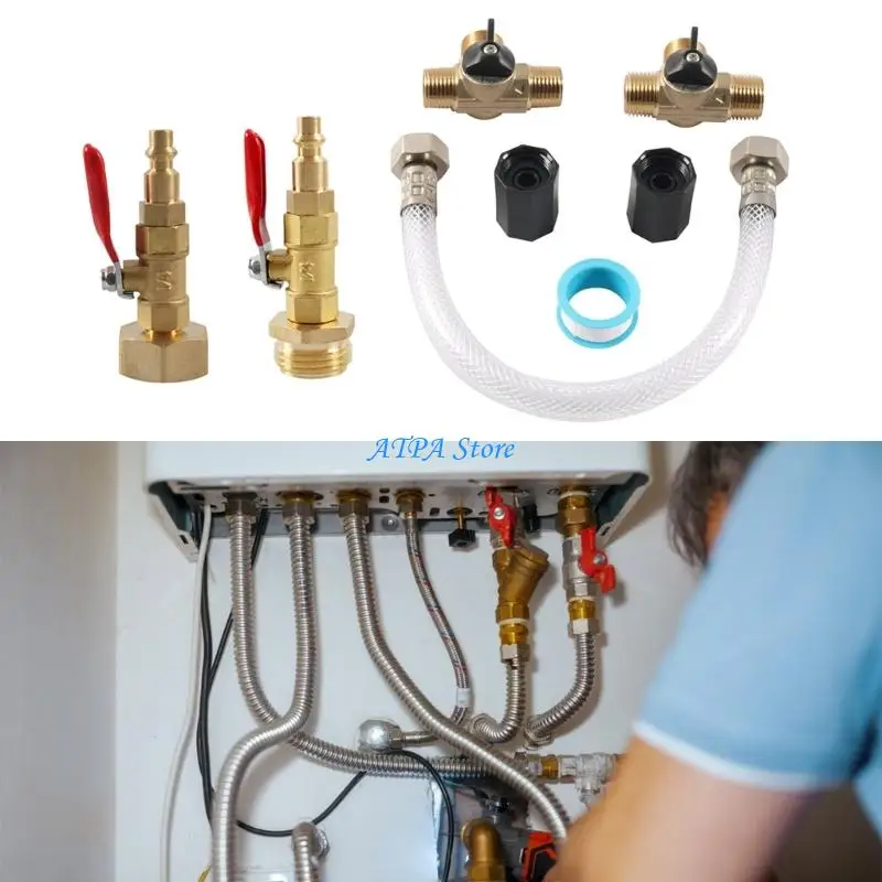 U13C RVs Water Heater By-Pass Valves for Campers Hot Water System Easy Installati
U13C RVs Water Heater By-Pass Valves for Campers Hot Water System Easy Installati