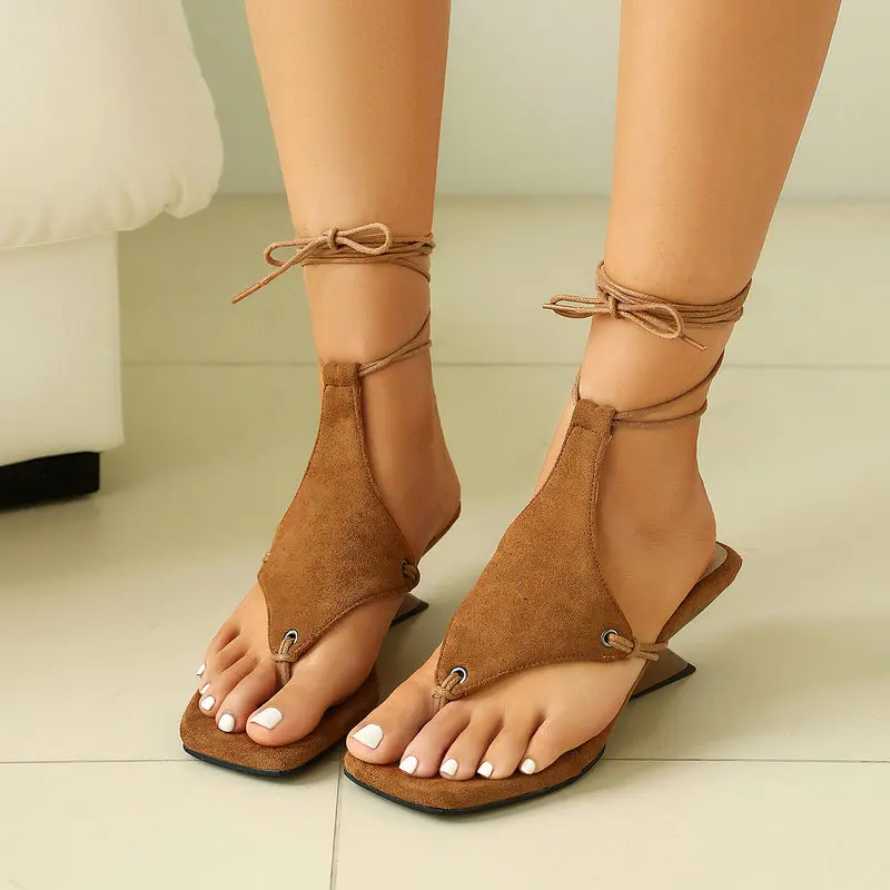 Plus Size 44 45 Luxury Brand Designer Women Summer Shoes Flip Flops Ankle Cross-strap Tied Strange Heels Sandals Sexy Gladiators
Plus Size 44 45 Luxury Brand Designer Women Summer Shoes Flip Flops Ankle Cross-strap Tied Strange Heels Sandals Sexy Gladiators