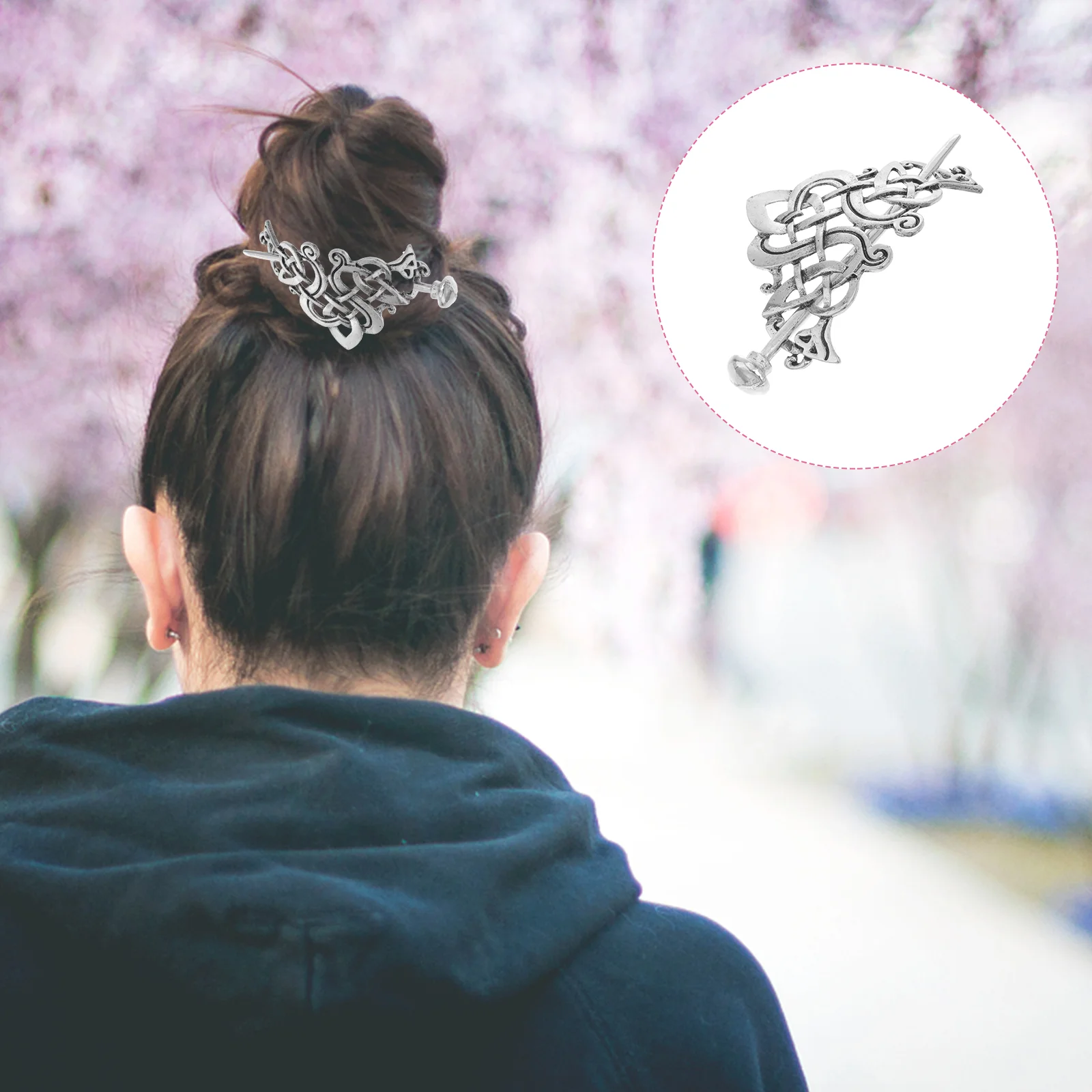 Hair Clip Viking Accessories Dense Alloy Barrette Clips Pin Knot Jewelry Miss Women's
Hair Clip Viking Accessories Dense Alloy Barrette Clips Pin Knot Jewelry Miss Women's