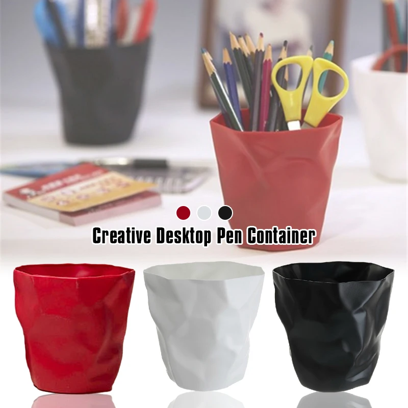 Creative Desktop Pen Holders Nordic Irregular Pen Container Desk Trash Can Wastepaper Basket Decor Office Stationery Holders New
Creative Desktop Pen Holders Nordic Irregular Pen Container Desk Trash Can Wastepaper Basket Decor Office Stationery Holders New