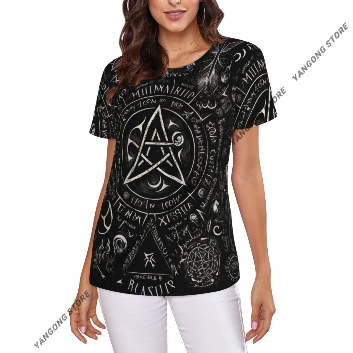 Women's T-shirt Magic Esoteric Wizard Tshirt Women Casual O-Neck Short Sleeve Tops Tees Clothing
Women's T-shirt Magic Esoteric Wizard Tshirt Women Casual O-Neck Short Sleeve Tops Tees Clothing