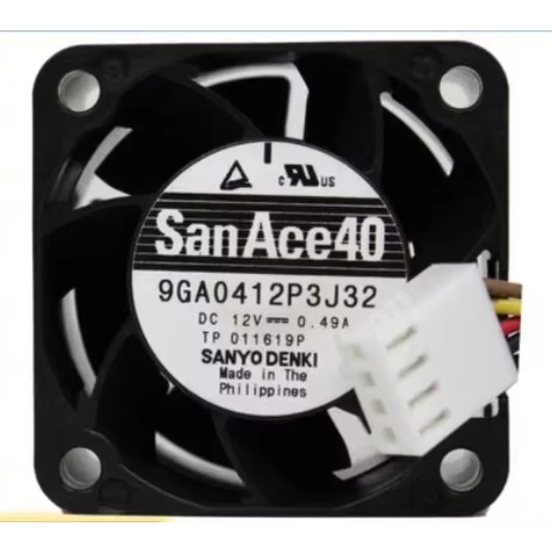 SANYO DENKI 9GA0412P3J32 DC 12 В 0,49 А 40x40x28 мм 4-проводной охлаждающий вентилятор для сервера
SANYO DENKI 9GA0412P3J32 DC 12 В 0,49 А 40x40x28 мм 4-проводной охлаждающий вентилятор для сервера