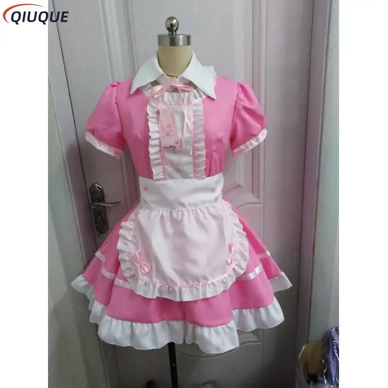 Women Maid Outfit Sweet Gothic Lolita Dresses Anime K-ON! Cosplay Costume Apron Dress Uniforms Plus Size Halloween Costumes
Women Maid Outfit Sweet Gothic Lolita Dresses Anime K-ON! Cosplay Costume Apron Dress Uniforms Plus Size Halloween Costumes