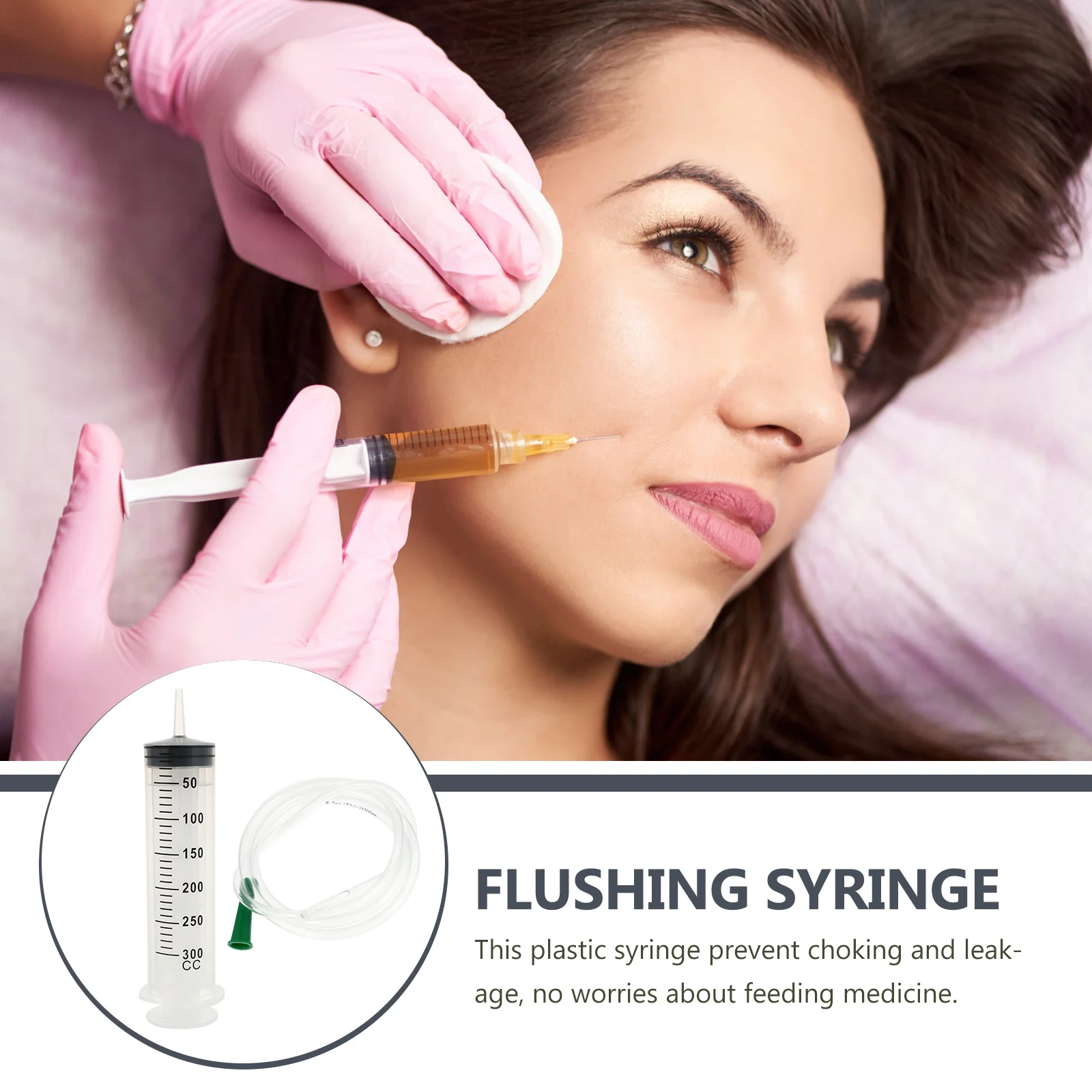 1 Large Mouth Syringe 300ml Plastic Cleansing Syringe Painless Smooth Needle for Bowel Cleansing Relief
1 Large Mouth Syringe 300ml Plastic Cleansing Syringe Painless Smooth Needle for Bowel Cleansing Relief