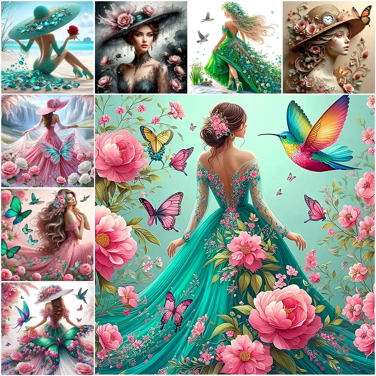 Elegant Beauty Full DIY 5D Round Drill Gem Art Diamond Painting Kits for Adults Home Wall Decor Diamond Painting Gem Art 40x40cm
Elegant Beauty Full DIY 5D Round Drill Gem Art Diamond Painting Kits for Adults Home Wall Decor Diamond Painting Gem Art 40x40cm