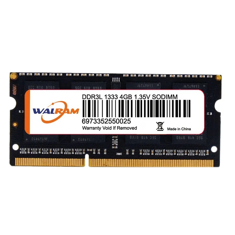 WALRAM Memory Module Memory Card 4GB DDR3L 1333Mhz Pc3L-10600 204-Pin Suitable for Desktop Computer Memory
WALRAM Memory Module Memory Card 4GB DDR3L 1333Mhz Pc3L-10600 204-Pin Suitable for Desktop Computer Memory