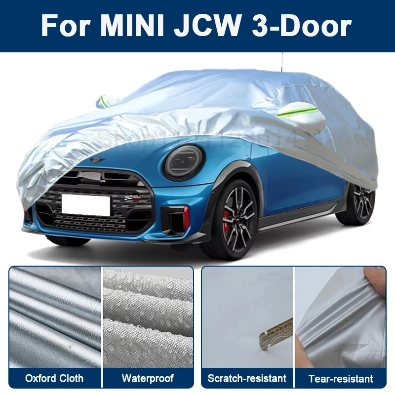 Outdoor Full Car Cover For MINI JCW 3-Door with Reflective Strips Waterproof Snowproof Dustproof UV Protection
Outdoor Full Car Cover For MINI JCW 3-Door with Reflective Strips Waterproof Snowproof Dustproof UV Protection