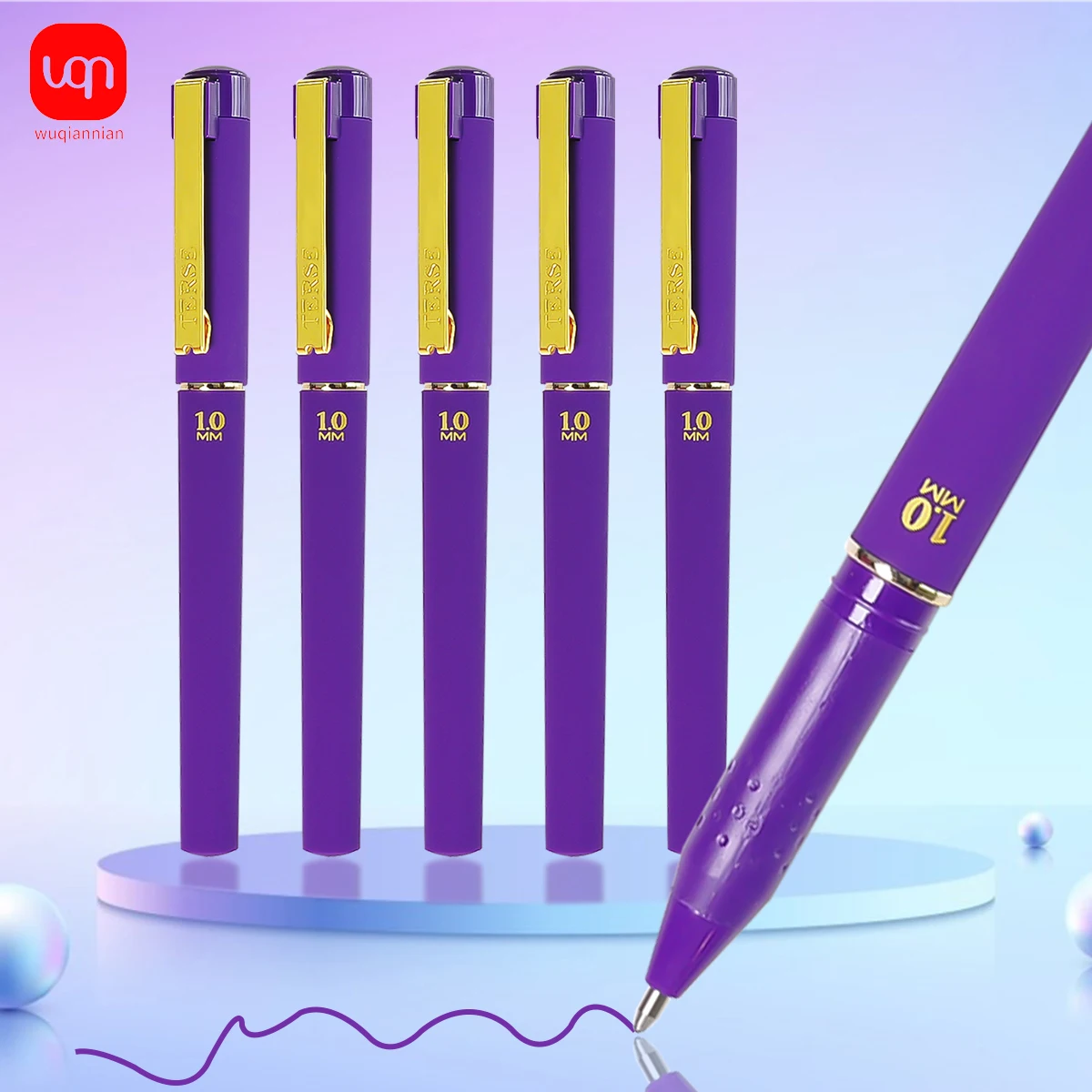 WQN-4/8/12PCS Frosted Purple Gel Pens 0.7/1.0mm Tip Smooth Quick-Dry Sketch Purple Ink School and Office Supplies
WQN-4/8/12PCS Frosted Purple Gel Pens 0.7/1.0mm Tip Smooth Quick-Dry Sketch Purple Ink School and Office Supplies