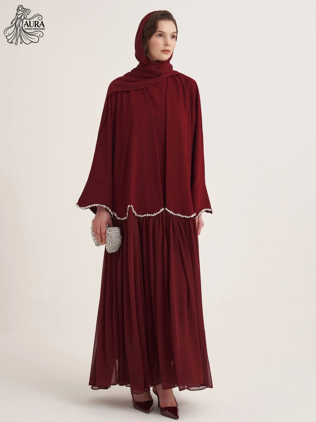 Aura Custom Made Saudi Women's Evening Dress 2026 Woman Best Selling Dresses for Special Occasions Round Neck A Word Rhinestones
Aura Custom Made Saudi Women's Evening Dress 2026 Woman Best Selling Dresses for Special Occasions Round Neck A Word Rhinestones