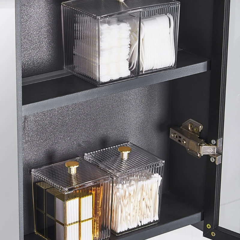 Unique Clear Qtip Holder With Dust Cover Bathroom Countertop Organizers Holders
Unique Clear Qtip Holder With Dust Cover Bathroom Countertop Organizers Holders