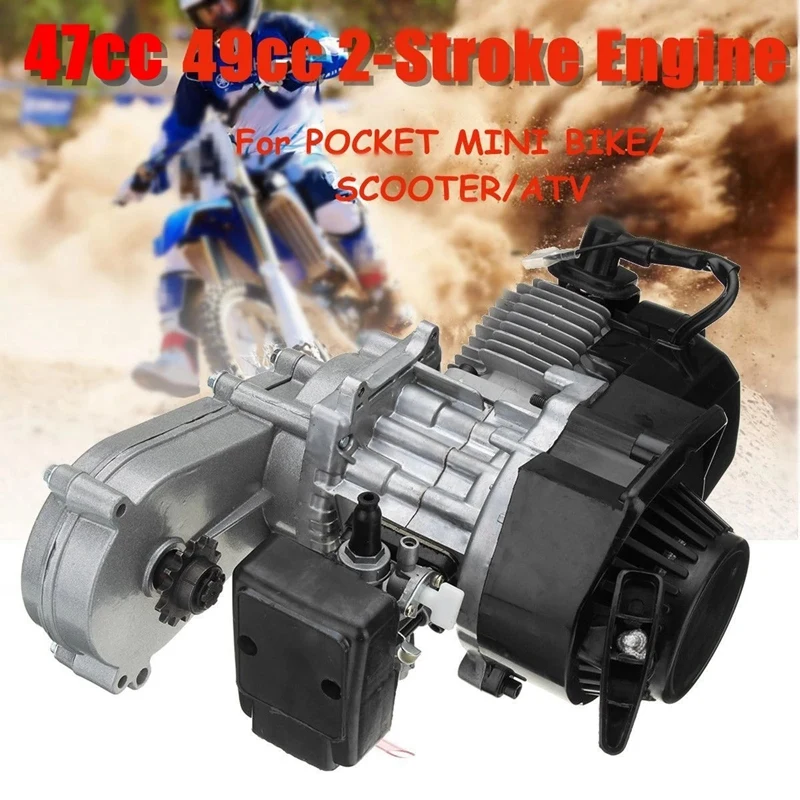 49Cc 2-Stroke Pocket Bike Engine Motorcycle Engine Motor Air Filter Pullstart Quad Pocket Bike Cross Bike ATV
49Cc 2-Stroke Pocket Bike Engine Motorcycle Engine Motor Air Filter Pullstart Quad Pocket Bike Cross Bike ATV