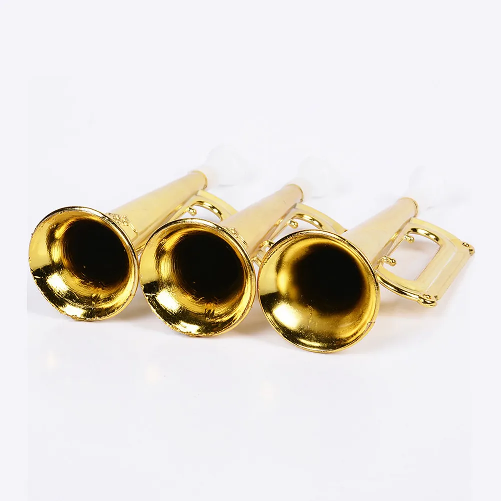24Pcs Kids Plastic Trumpet Cheer Horn Noise Maker Football Match Birthday Party Favor Cheering Prop Plastic Horn for Concert
24Pcs Kids Plastic Trumpet Cheer Horn Noise Maker Football Match Birthday Party Favor Cheering Prop Plastic Horn for Concert