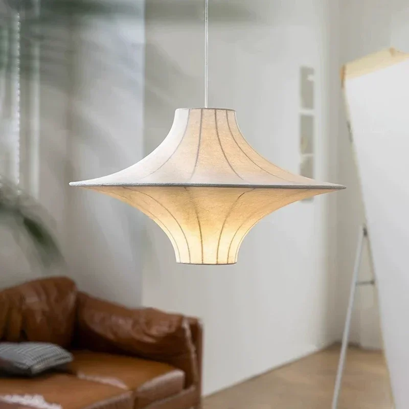 Modern Silk Led Pendant Lights For Living Room Nordic Wabi Sabi Dining Room Bedroom Chandelier Loft Hanging Lamp Lustre Fixtures
Modern Silk Led Pendant Lights For Living Room Nordic Wabi Sabi Dining Room Bedroom Chandelier Loft Hanging Lamp Lustre Fixtures