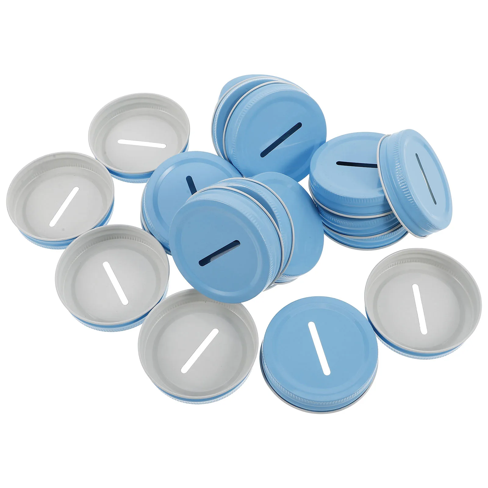 20pcs Coin Bank Lid for Mason Jar 70mm Tinplate Replacement Canning Covers Saving Pot Slot Lid Sealing Bottle Cap
20pcs Coin Bank Lid for Mason Jar 70mm Tinplate Replacement Canning Covers Saving Pot Slot Lid Sealing Bottle Cap