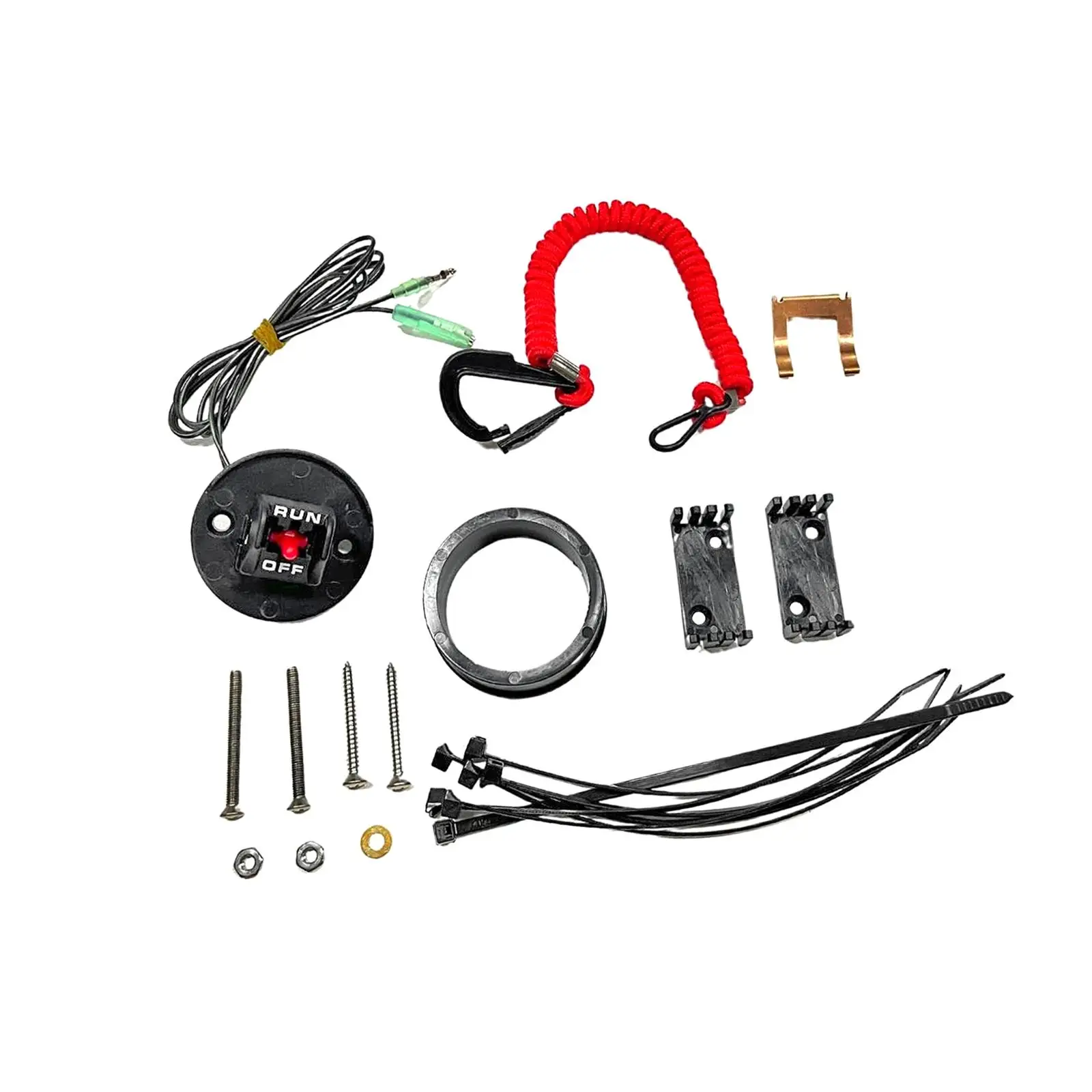 Outboard Kill Stop Switch Lanyard 87-19674A07 19674A14 Emergency Stop Switch
Outboard Kill Stop Switch Lanyard 87-19674A07 19674A14 Emergency Stop Switch
