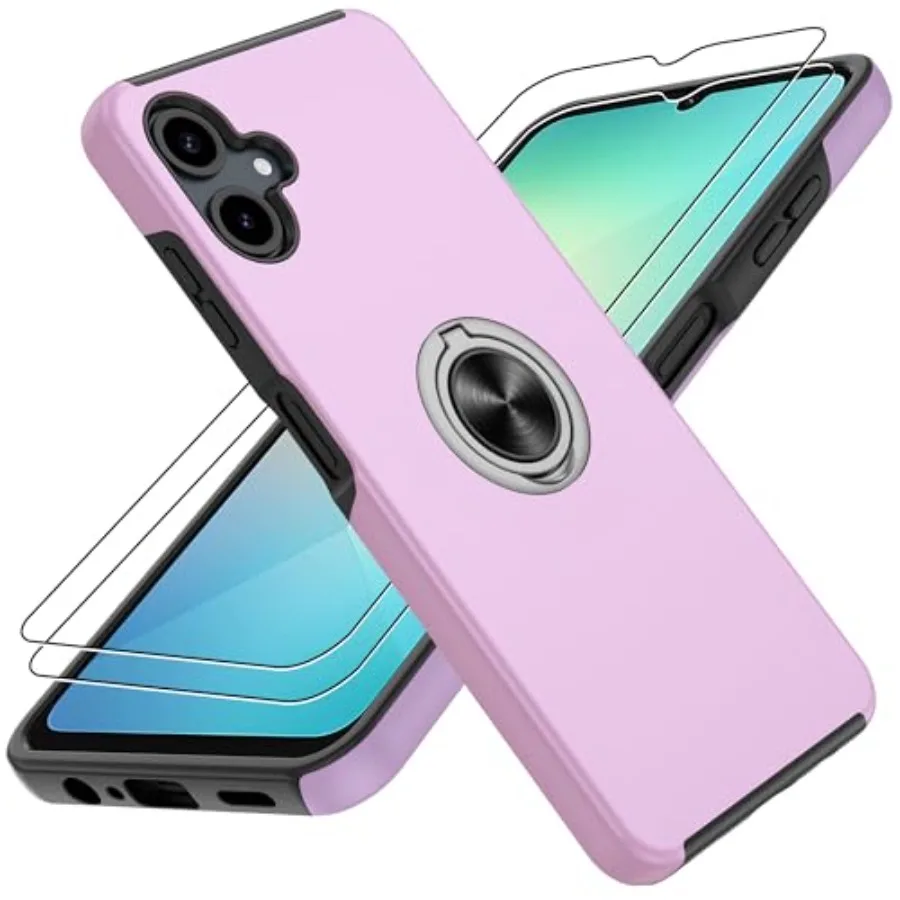 for Galaxy A06 Cae with HD creen tec×2, hockof Phone Cae with 360° Magnetic Holder Kicktand Phone Cae for Galaxy A06, Purple
for Galaxy A06 Cae with HD creen tec×2, hockof Phone Cae with 360° Magnetic Holder Kicktand Phone Cae for Galaxy A06, Purple