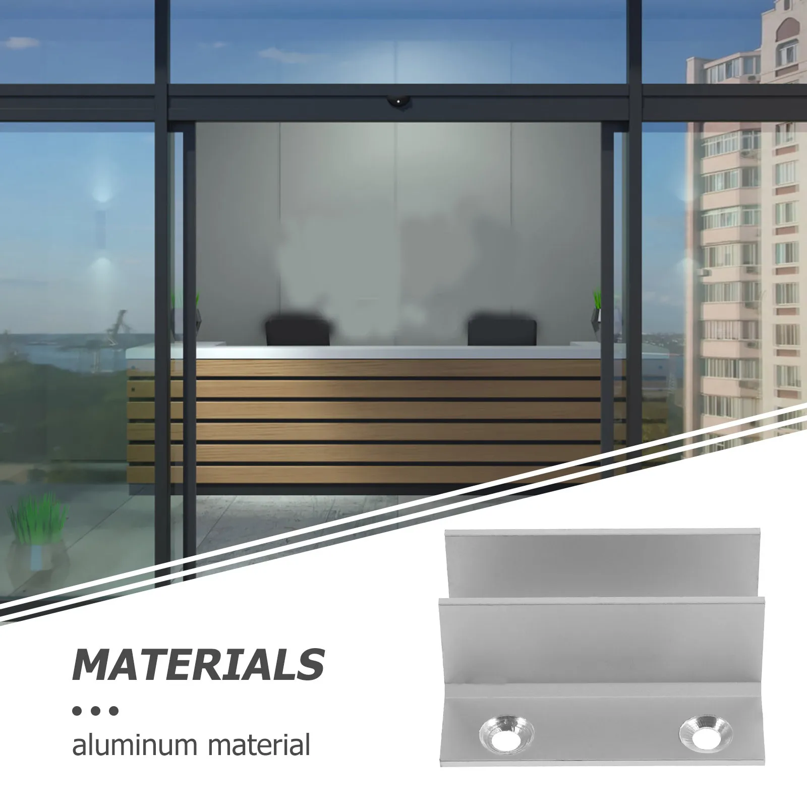 2Pcs Aluminum Sliding Door Bottom Guide Durable Shower Door Stoppers Track Accessories Smooth Edges Ergonomic Design
2Pcs Aluminum Sliding Door Bottom Guide Durable Shower Door Stoppers Track Accessories Smooth Edges Ergonomic Design