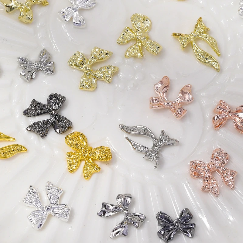 20PCS 3D Gold Silver Metal Nail Art Bow Accessories Bowknot Charms Parts For manicure Nails Decoration Supplies Material Tool
20PCS 3D Gold Silver Metal Nail Art Bow Accessories Bowknot Charms Parts For manicure Nails Decoration Supplies Material Tool