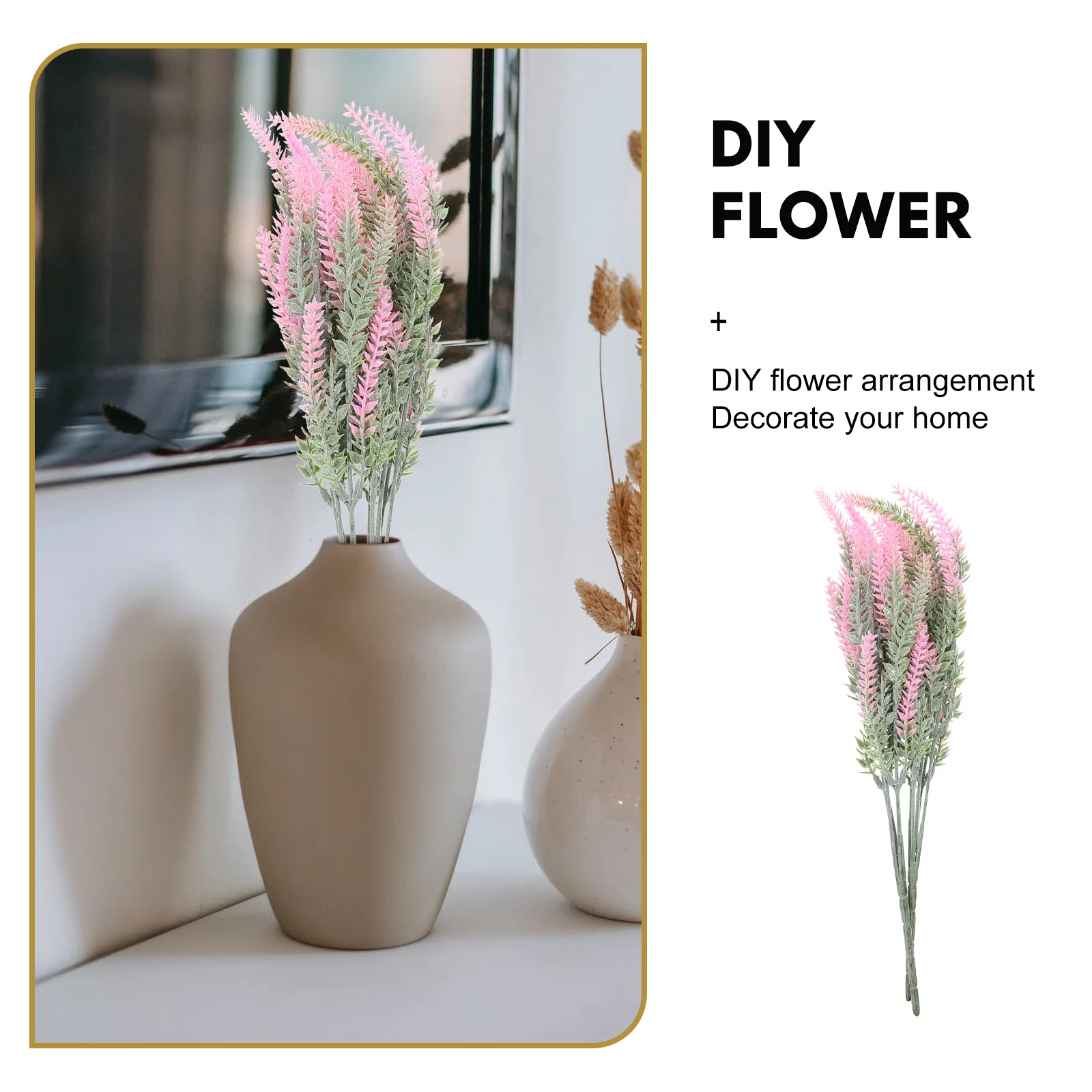 12pcs Artificial Lavender Flowers Realistic Simulation Preserved Plants Vase Filler Home Decor Party Wedding Supplies Bouquet
12pcs Artificial Lavender Flowers Realistic Simulation Preserved Plants Vase Filler Home Decor Party Wedding Supplies Bouquet