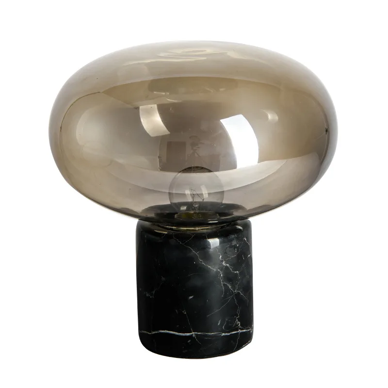 Modern marble glass bedside lamps Nordic simple study bedroom designer model room decorative table lamp
Modern marble glass bedside lamps Nordic simple study bedroom designer model room decorative table lamp