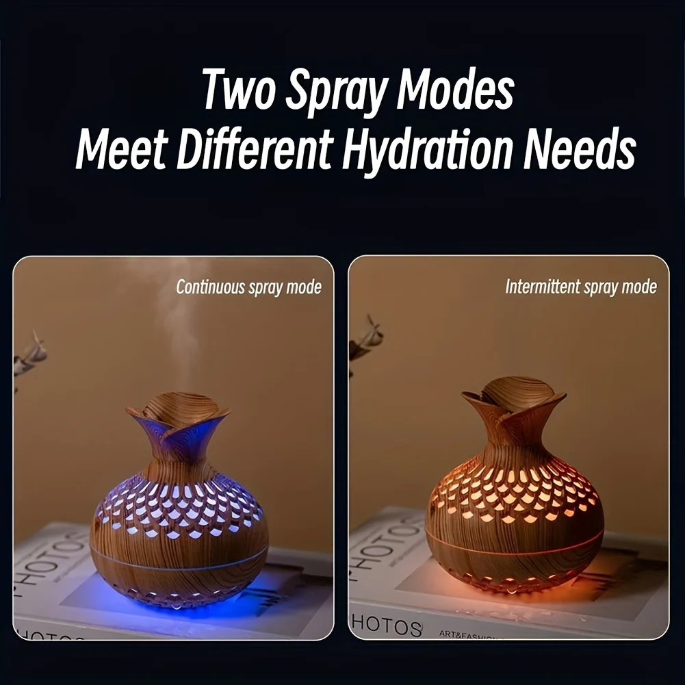 1pc USB Powered Plastic Ultrasonic Air Humidifier with Essential Oil Diffuser, Cool Mist Maker for Various Room Types - 10.14oz
1pc USB Powered Plastic Ultrasonic Air Humidifier with Essential Oil Diffuser, Cool Mist Maker for Various Room Types - 10.14oz